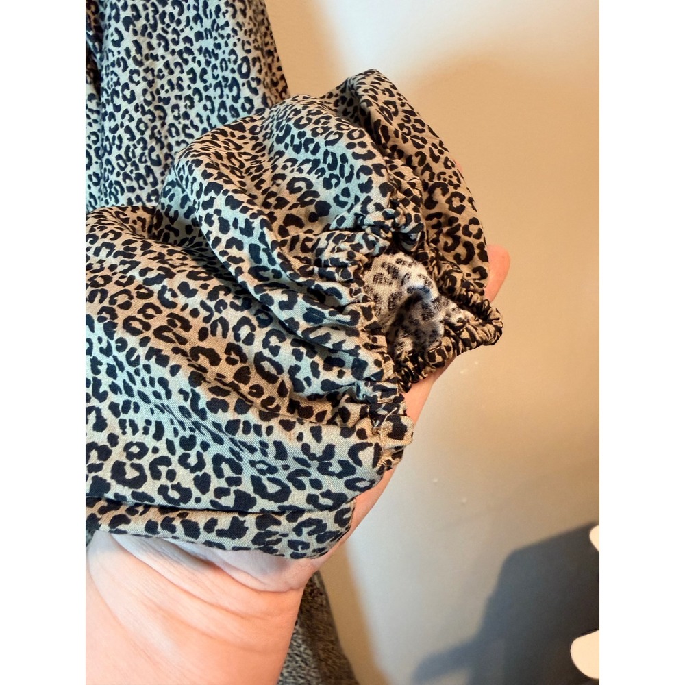 NWOT A new day Tan Leopard Print Maxi Dress - Picture 5 of 9